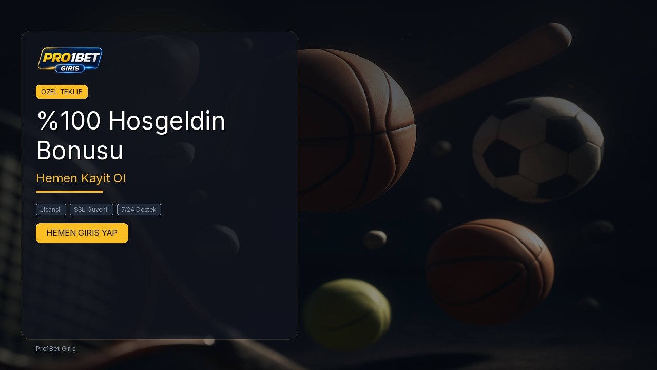 Pro1Bet Giriş Bonus Gorseli